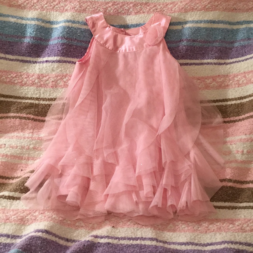 5 for $15! - Pink Ruffled Sparkly Dress